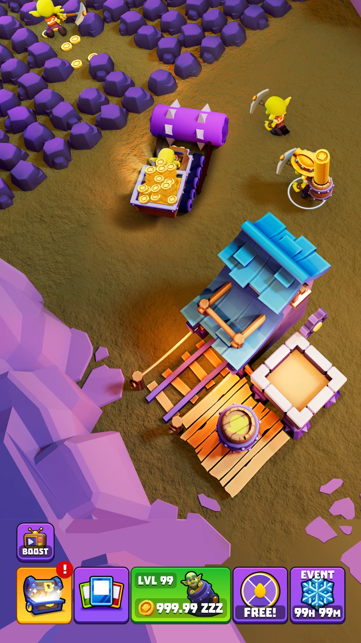 Gold and Goblins: Mining Games screenshot